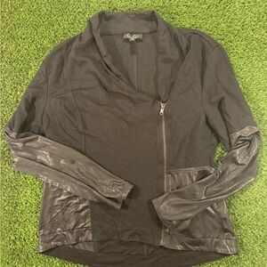 Jessica Simpson Black Leather Women's Jacket